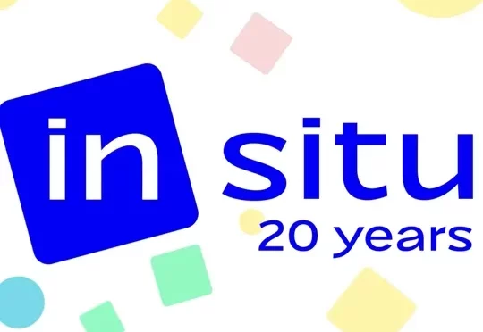 Logo In Situ, het Europese platform voor artistieke creatie in de publieke ruimte.